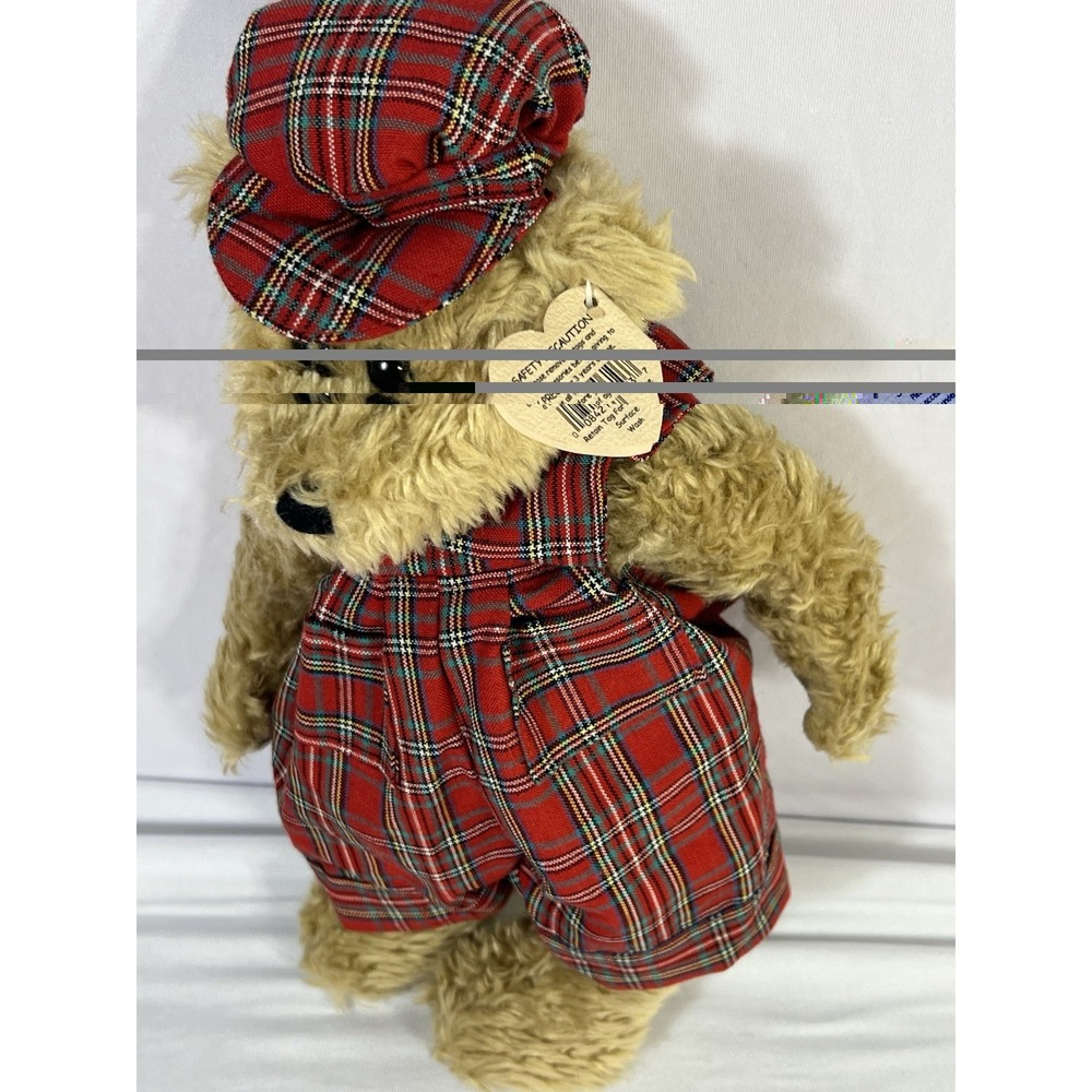 TY‎ Attic  SCOTCH  Bear 13" Jointed Stuffed Tags 93' - Picture 7 of 7